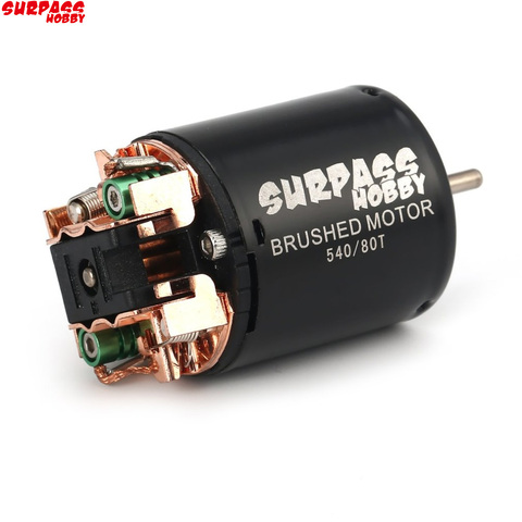 Surpass 540 13T 17T 21T 23T 27T 35T 45T 55T 80T Brushed Motor for RC Car 1/10 Rock Crawler 4WD Vehicle RC Car Parts RC Motor ► Photo 1/5