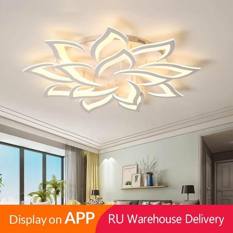 New led Chandelier For Living Room Bedroom Home chandelier by sala Modern decor  Led Ceiling Chandelier Lamp Lighting chandelier ► Photo 1/6