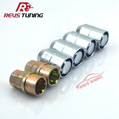 M14 X 1.5 Steel Anti-Theft 4Nuts+2Keys Security Safety Car Wheel Rim Lock Nuts Locking Lug Nuts ► Photo 1/6