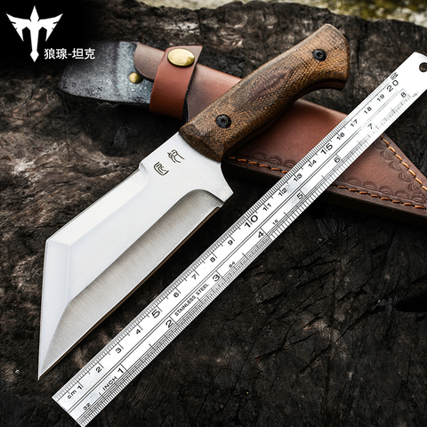 Voltronoutdoor knife wild survival saber camping hunting survival straight knife bushcraft High hardness self-defense ► Photo 1/6