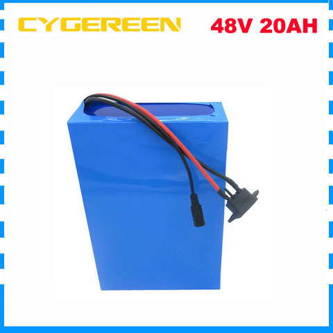 Free customs duty 48V 1000W lithium battery 48V 20AH ebike battery 48 V 20AH electric bike battery with 30A BMS 54.6V 2A Charger ► Photo 1/1