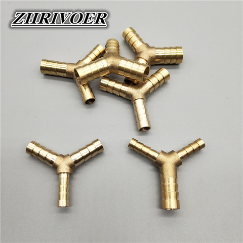 4mm 5mm 6mm 8mm 10mm 12mm Y Type Reducing Hose Barb Brass Barbed Tube Pipe Fitting Reducer Coupler Connector Adapter ► Photo 1/6