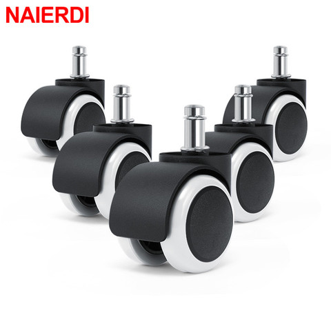 NAIERDI 5pcs Universal Mute Wheel 2