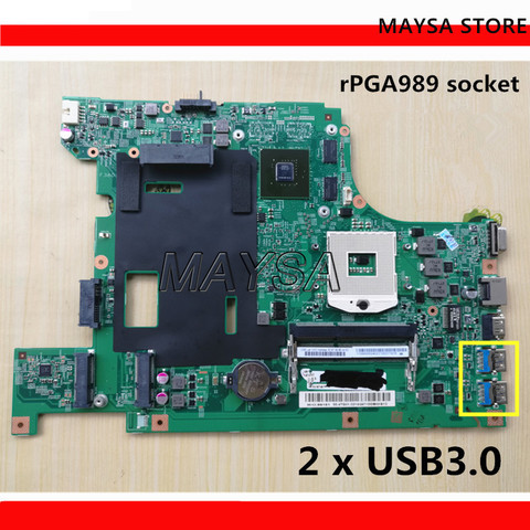 HM77 B580 B590 V580C Laptop motherboard Fit For Lenovo b590 with graphics card original Fully Tested ► Photo 1/2