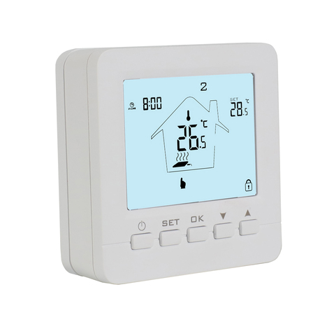 Digital Gas Boiler Thermostat With Battery Power ► Photo 1/2