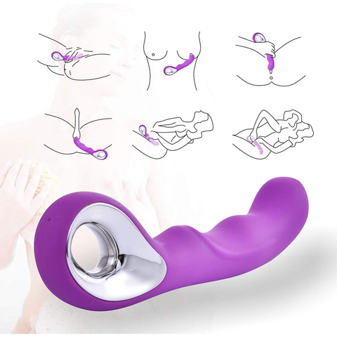 10 Speeds Silicone USB Rechargeable Waterproof AV Wand massager G Spot Vibrators Powerful Erotic Clit Vibrator Sex Toy for Women ► Photo 1/6