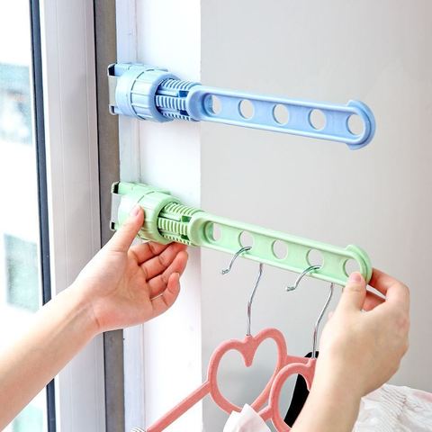 Space-saving drying rack multifunctional portable travel hotel indoor buckle five-hole drying rack ► Photo 1/6