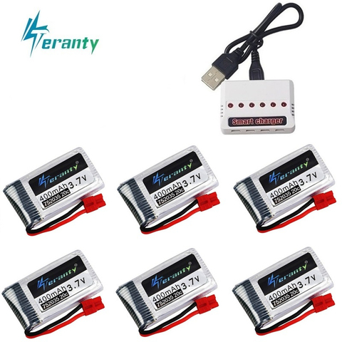 3.7V 400mah Lipo Battery and Charger For SYMA X15 X5A-1 X15C X15W RC Drone Helicopter Spare Parts 3.7v Rechargeable battery ► Photo 1/4