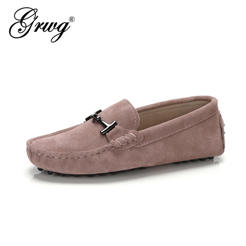 Shoes Women 2022 New brand women genuine Leather flats casual female Moccasins Spring Summer lady loafers Women Driving Shoes ► Photo 1/6