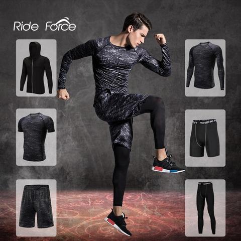 Men's Tracksuit Gym Clothing Men Compression Sports Wear Fitness