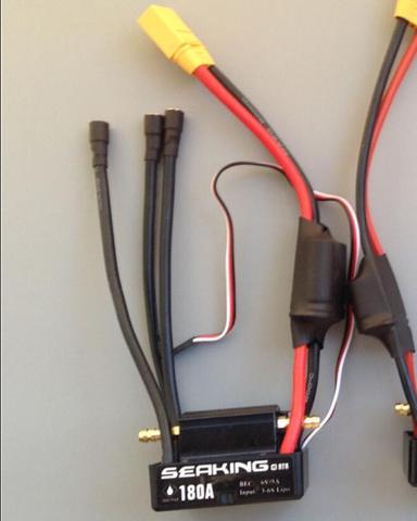 Seaking 180A V3 electronic speed controller ESC for RC boat ► Photo 1/1