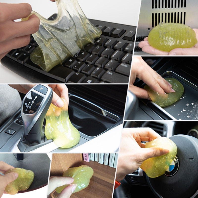 Magic Dust CLEANER Household Wiper Slimy GEL For Car Phone Laptop Pc Keyboard 