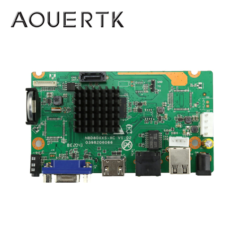 AOUERTK 4M/5MP 9CH P2P H.265+ IP Video Recorder CCTV Face Detection NVR Main Board ONVIF Surveillance Network NVR Motherboard ► Photo 1/2