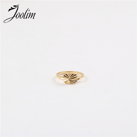 Joolim High End Gold Finish Sunburst Band Finger Rings for Women Trendy Jewelry Wholesale ► Photo 1/6