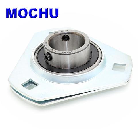 MOCHU SBPFT205 SBPFT205-14 SBPFT205-15 SBPFT205-16 Stamped Steel Housed Units Setscrew locking 3-Bolt flange housing ► Photo 1/4