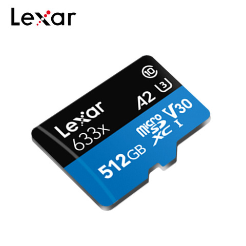 Lexar 633x Micro SD Card 512GB 256GB 128GB 100MB/s 16GB 32GB 64GB 95MB/s Memory TF Card for smartphones/tablets/action cameras ► Photo 1/6