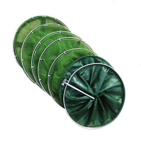 1.5m/1.7m/2m/2.5m/3m Fishing Net With Bag Double Circle Quick-drying Glued Fishing Trap Nets Foldable Traps Fishing Accessories ► Photo 1/6