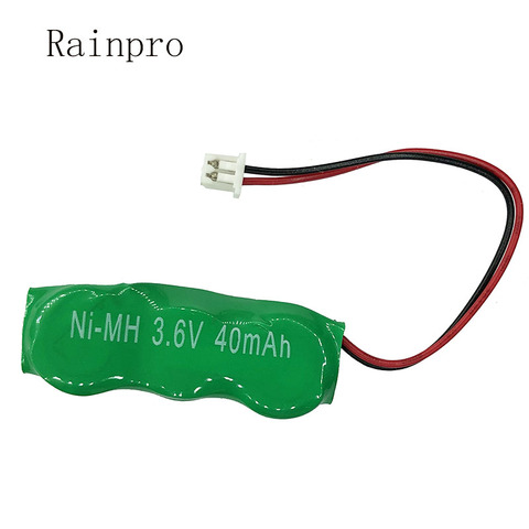 Rainpro 2PCS/LOT  Ni-MH 3.6V 40mAh  with Leader Cells B RTC CMOS #03 Rechargable Battery ► Photo 1/3