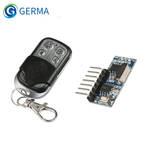 GERMA 433 Mhz RF Remote Controls Transmitter and 433mhz RF Relay Receiver Switches Module Wireless 4 CH Output  Control Switch ► Photo 1/6