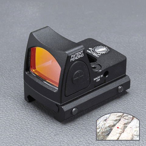 Mini RMR Red Dot Scope / Sight Collimator Glock Airsoft 20mm Rail Loom / Casa Rifle Hunting Riflescope ak 47 ► Photo 1/6