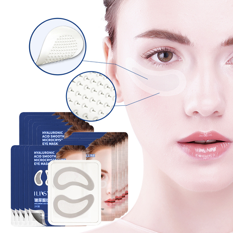 1 Pair-Micro-needle Eye Patch for Wrinkles Fine Lines Removal Hyaluronic Acid Eye Mask Dark Circle Puffiness Eye Pads ► Photo 1/6