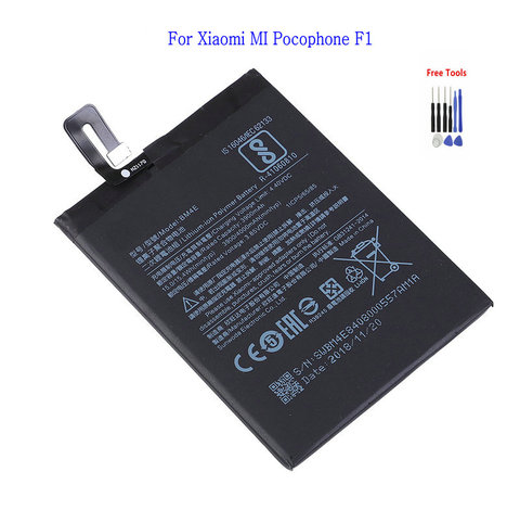 1x BM4E 3.85V 4000mAh Replacement Battery For Xiaomi Pocophone F1  + Repair Tools kit ► Photo 1/2