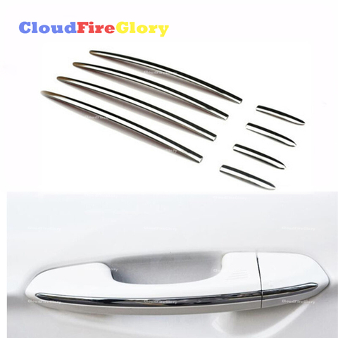 CloudFireGlory For Fusion 1.5T 2013 2014 2015 2016 8pcs/set Door Handle Stripes Cover Trim Steel ► Photo 1/4