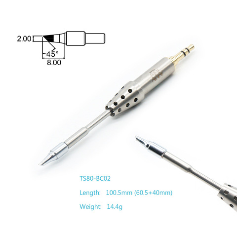 Original TS-BC02 TS-J02 Replacement Iron Tip for TS80 Soldering Solder station Lead Free Cramic Heating Core Fast Heating ► Photo 1/6