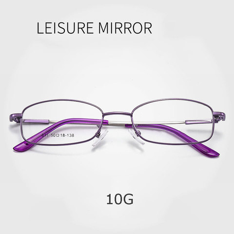 New Arrival Alloy  Reading Frame Glasses Anti-Blue Ray Myopia Spectacles with Spring Hinges Men and Women Style Full Rim ► Photo 1/6