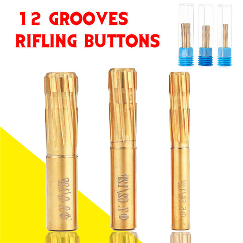 12 Grooves Flutes Reamer 5.56-9cm Push Rifling Button Chamber Milling Cutter Reamer Precision Double Layer Blade Machine Tool ► Photo 1/6