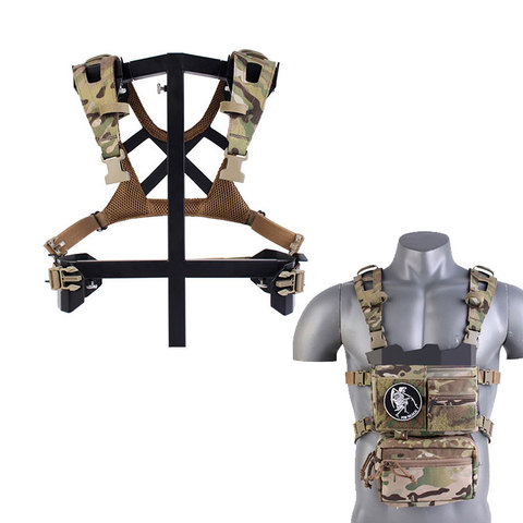 MK3 Tactical Chest Strap D3CRM Multicam Military Chest Rig Vest Army Laser Cutting Combat Gear Carrier Strap Accessories ► Photo 1/5