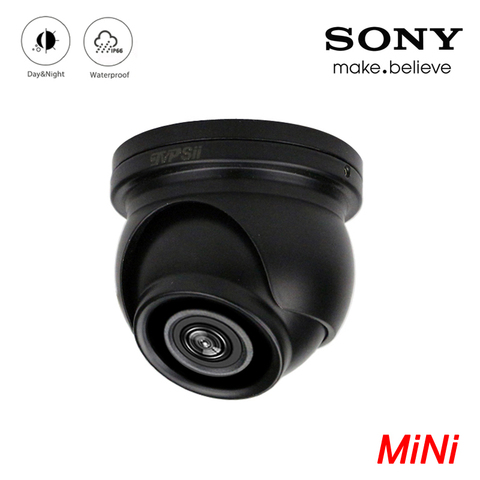 5mp,4mp,1080P 12Pcs Infrared Leds IP66 Black Metal Waterproof Mini Hemisphere Dome Face Detection Surveillance AHD CCTV Camera ► Photo 1/5