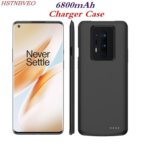 HSTNBVEO 6800mAh Portable Backup Battery Charger Case For Oneplus 8 Pro Power Bank Battery Power Case For Oneplus 8 Battery Case ► Photo 1/6
