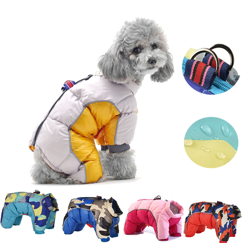 Soft Winter Pet Dog Clothes Super Warm Jacket Thicker Cotton Coat Waterproof Small Medium Dogs Pets Clothing For French Bulldog ► Photo 1/6