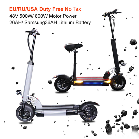 48V 800W Electric Scooter with Samsung 36A Battery 144KM Kick Scooter  Electric Skateboard E Scooter patinete electrico adulto - Price history &  Review, AliExpress Seller - Jueshuai Outdoor Official Store