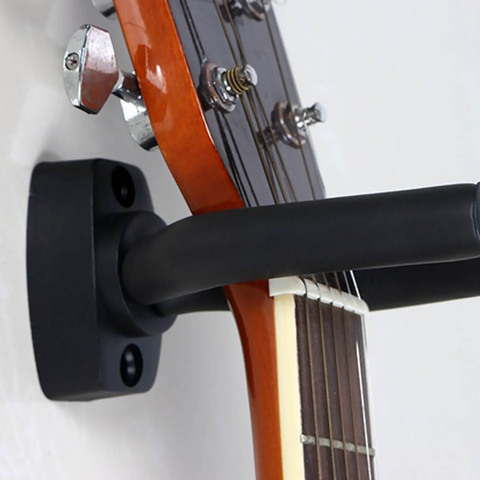 1 Pcs Wall Mount Guitar Hanger Hook Non-slip Holder Stand for Acoustic Guitar Ukulele Violin Bass Guitar Instrument Accessories ► Photo 1/6