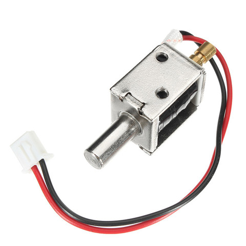 12V DC 0.43A Mini Electric Bolt Lock Push Pull Cylindrical Solenoid Lock 5mm Stroke Access Control Electric Electromagnetic Lock ► Photo 1/6