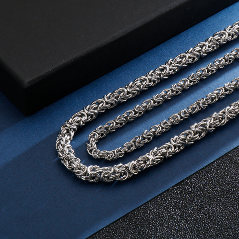 6/7/8mm 316L Stainless Steel Chain Necklace For Men Male Party Jewelry ► Photo 1/6