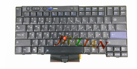 RU Russian Keyboard For Lenovo Thinkpad T410 T420 T410S T420S X220 X220i T510 i T520 W510 W520 RU version tested OK ► Photo 1/2