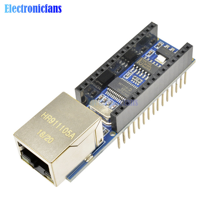 ENC28J60 Ethernet Shield HR911105A for Arduino Nano 3.0 RJ45 Webserver Module 