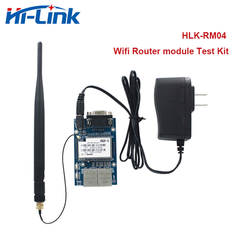 Free Ship RT5350 smart home Wifi router module HLK-RM04 Test Kit with Development Board P2P service ► Photo 1/5