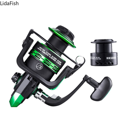 2022 High Speed Double Spool Spinning Fishing Reel 5.1:1/5.2:1 Gear Ratio Carp Fishing Reels Left/Right Hand Fishing Reel Wheels ► Photo 1/6