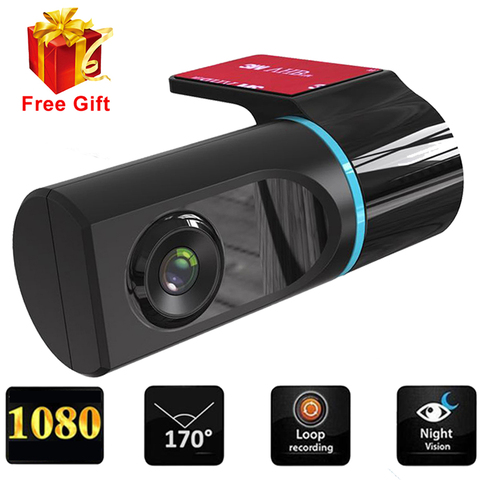 1080P ADAS Dash Cam Car DVR Camera Recorder Dash Camera Recorder For Android Car Radio USB Support TF Card Motion Detection ► Photo 1/6