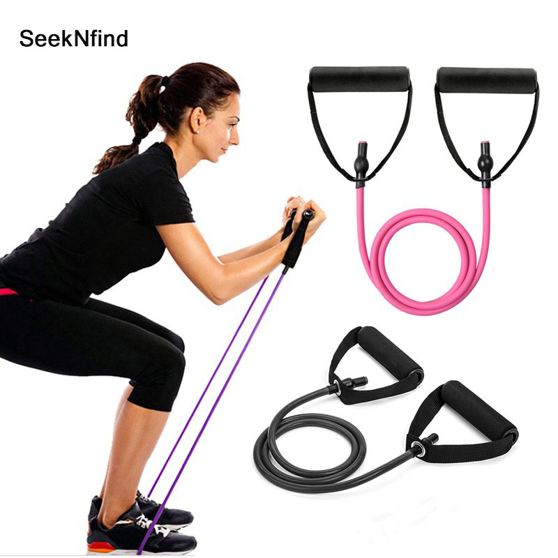 Yoga Pull Rope Elastic Resistance Bands Fitness Training Tensile Expander 