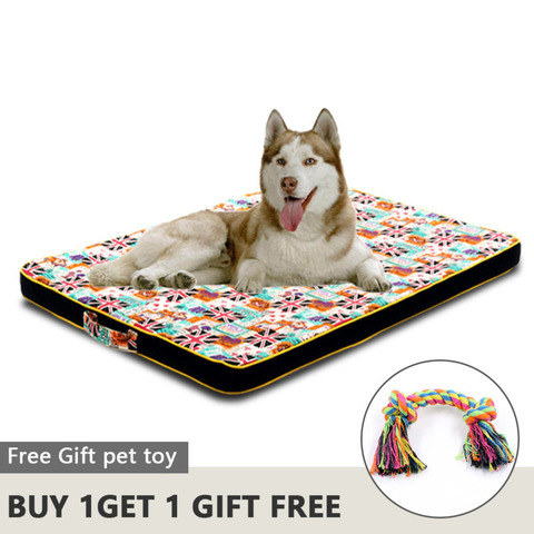 Large Dog Bed Mat Memory Foam Breathable Dog Beds Oxford Bottom Orthopedic Mattress Beds For Small Medium Large Pet ► Photo 1/6