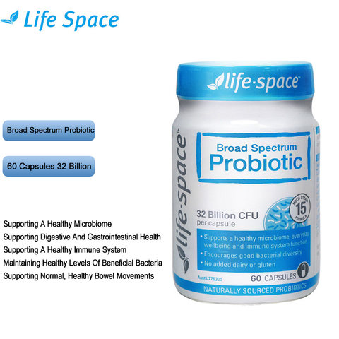 Australia Life Space Broad Spectrum Probiotic for Adult Beneficial Bacteria Support Healthy Immune Digestive System 60 Capsules ► Photo 1/6