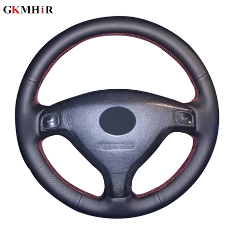 GKMHiR DIY Black Artificial Leather Car Steering Wheel Cover for Opel Astra G 1998-2007 Zafira A 1999-2005 Chevrolet Sail 2003 ► Photo 1/6