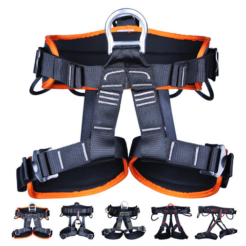 For Rescue Rock Climbing Rappelling Curtain wall cleaning Equipment High Quality waist protection Harness Waist Seat Belts ► Photo 1/6