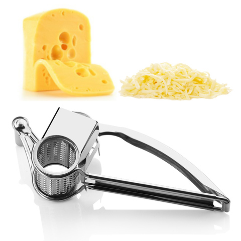 Cheese Shredder Rotary Cheese Grater Stainless Steel Cheese Slicers Garlic Grinder Potato Carrot Graters Kitchen Tools ► Photo 1/1