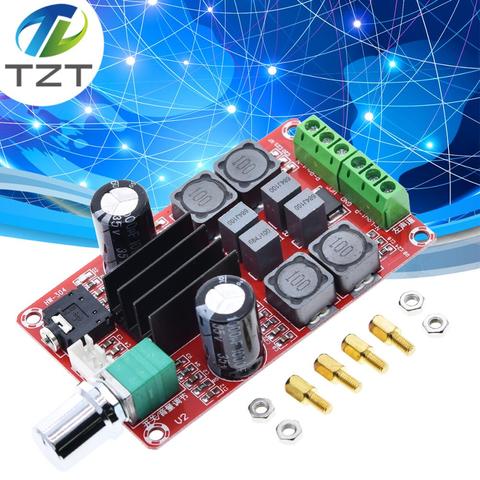 TZT 2*50W TDA3116D2 high-power digital amplifier board TPA3116 two channel amplifier board 12-24V XH-M190 ► Photo 1/6